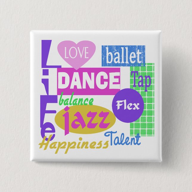 Dance Mix Button (Front)