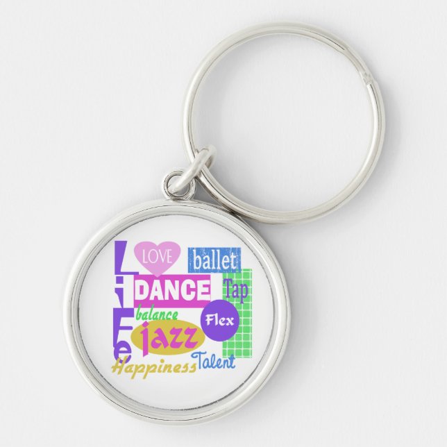Dance Mix Keychain (Front)