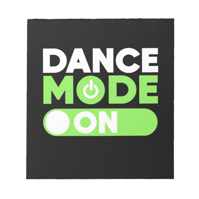 Dance Mode On Notepad (Front)