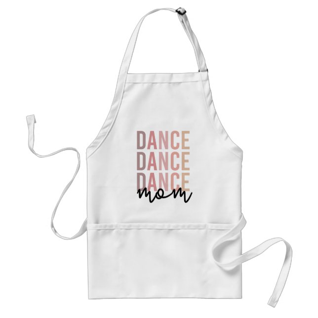 Dance Mom | Dance Mama | Mr. Dancer Mama Gifts Adult Apron (Front)
