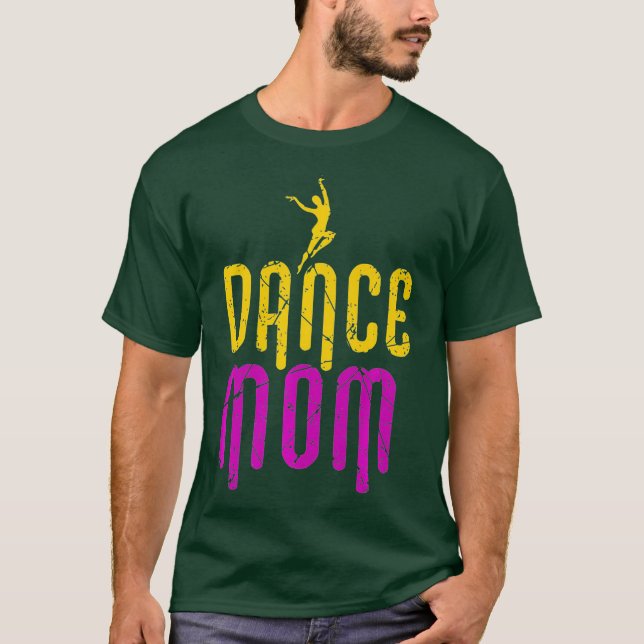 Dance Mom Dancing Mommy Mother Disco Premium T-Shirt (Front)
