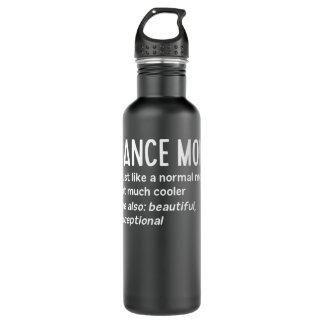 Dance Mom Definition Funny Dance Lover Mother's Da Stainless Steel Water Bottle