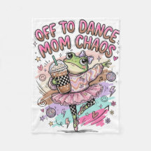Dance Mom Fleece Blanket