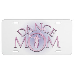 Dance Mom License Plate