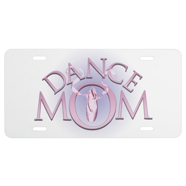 Dance Mom License Plate (Front)