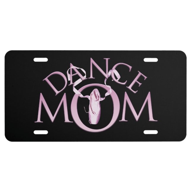 Dance Mom License Plate (Front)
