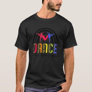 Dance Mom Rainbow Leopard Dance Mom Mother's Day T-Shirt