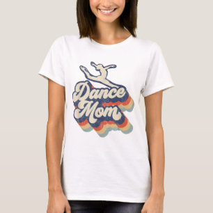 Dance Mom Retro Sunset Dance Mom Life Christmas Mo T-Shirt