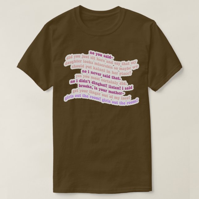 Dance Moms Iconic Fight T-Shirt (Design Front)