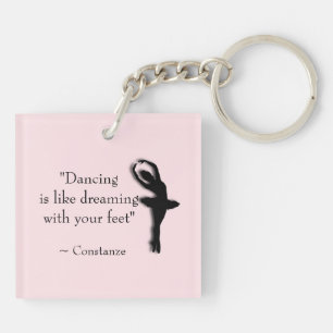 Dance Motivational Keychain