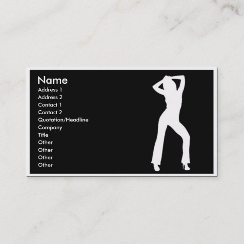 Dance move  Business card