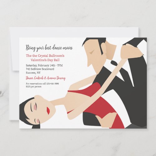 Dance Moves Party Invitations