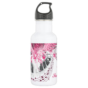 Dance Music Disco Ball Piano 32. oz. Water Bottle