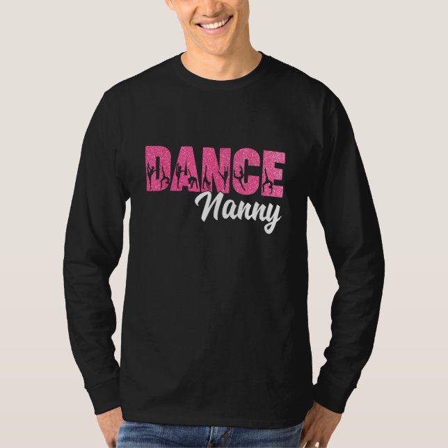 Dance Nanny Of A Dancer Nanny Dancing Leopard Moth T-Shirt (Front)