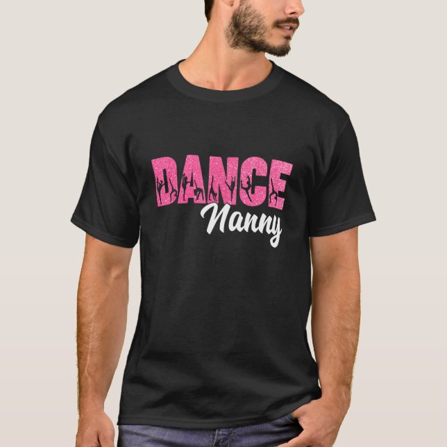 Dance Nanny Of A Dancer Nanny Dancing Leopard Moth T-Shirt (Front)