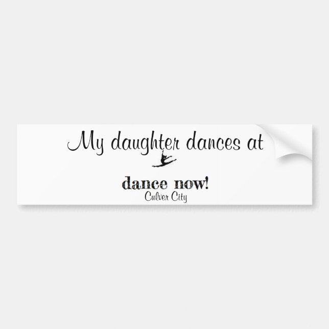 Dance Now Bumper Sticker (Front)