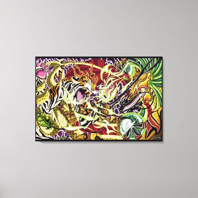Dance of Ascension Stretched Canvas Art Prints (Front)