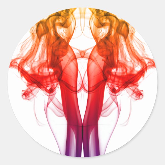 Dance of color - Smoke Sticker (Front)