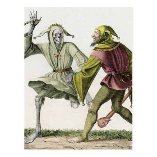 Dance of Death - The Fool Postcard
