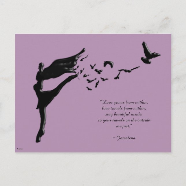Dance Of Flight Postcard (Front)
