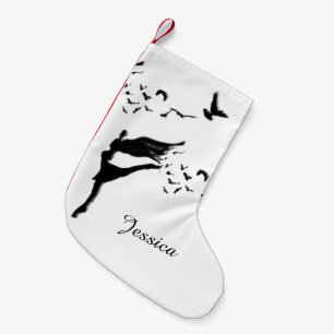 Dance Of Flight Small Christmas Stocking