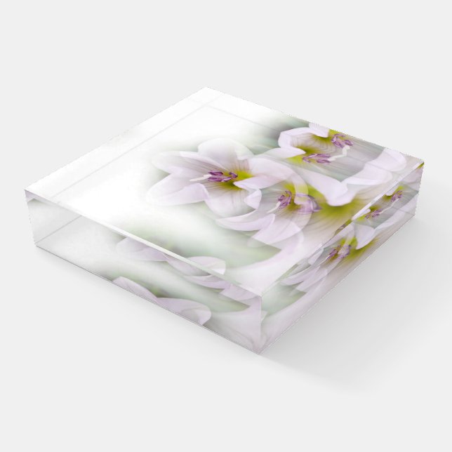 dance of flowers paperweight (Angled)