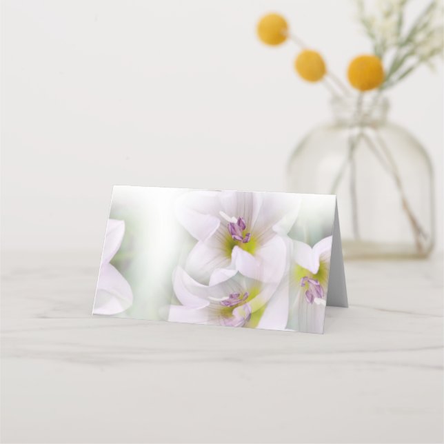dance of flowers place card (Front)