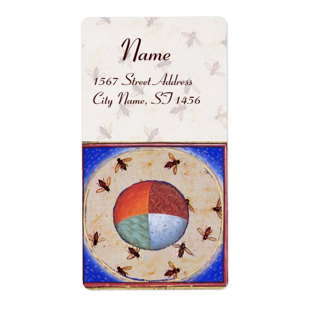 DANCE OF HONEY BEES WITH FOUR ELEMENTS LABEL (Front)