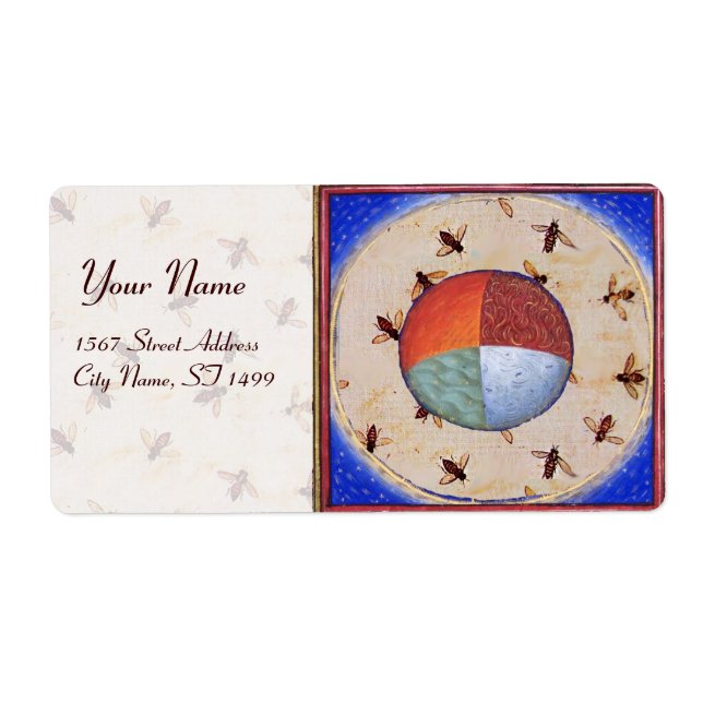 DANCE OF HONEY BEES WITH FOUR ELEMENTS LABEL (Front)