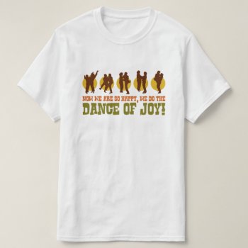 Dance Of Joy Funny 80s Retro Pop Culture Graphic T-shirt by arncyn at Zazzle