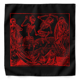 Dance of macabre bandana