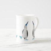 Dance of the Blue Footed Booby Bone China Mug (Front Right)
