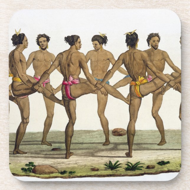 Dance of the Caroline Islanders, plate 22 from 'Le Beverage Coaster (Front)