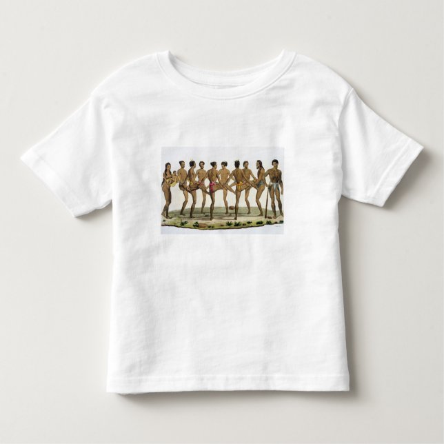 Dance of the Caroline Islanders, plate 22 from 'Le Toddler T-shirt (Front)