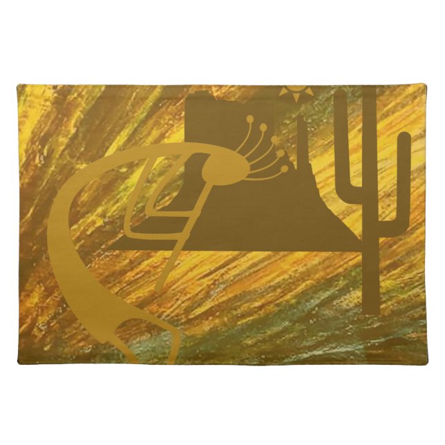Dance of the Desert Diety Cloth Placemat (Front)