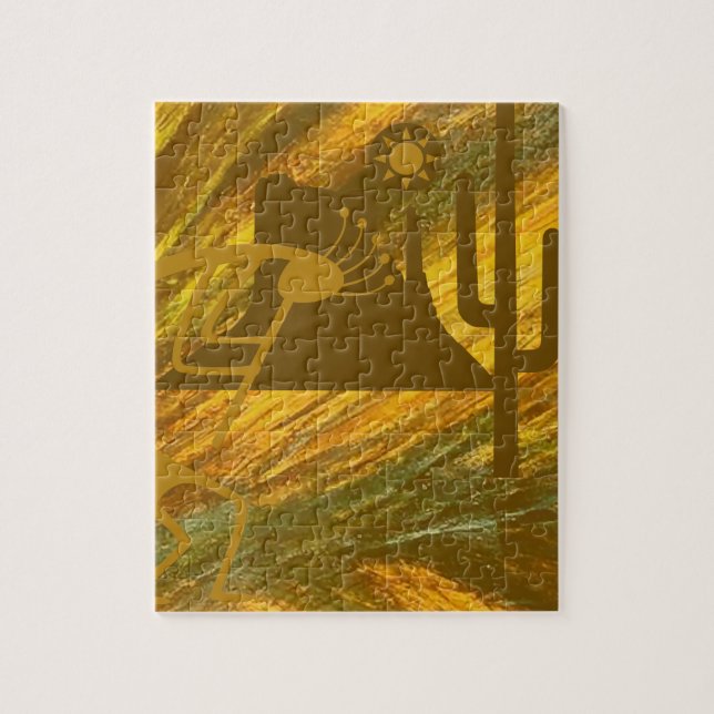 Dance of the Desert Diety Jigsaw Puzzle (Vertical)