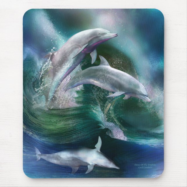 Dance Of The Dolphins Art Mousepad (Front)