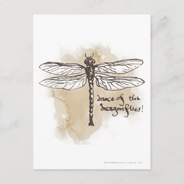 Dance of the Dragonflies Postcard (Front)