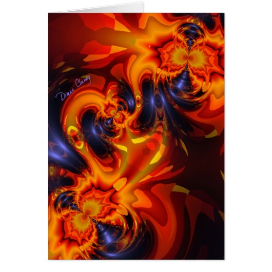 Dance of the Dragons - Indigo & Amber Eyes Cards (Front)
