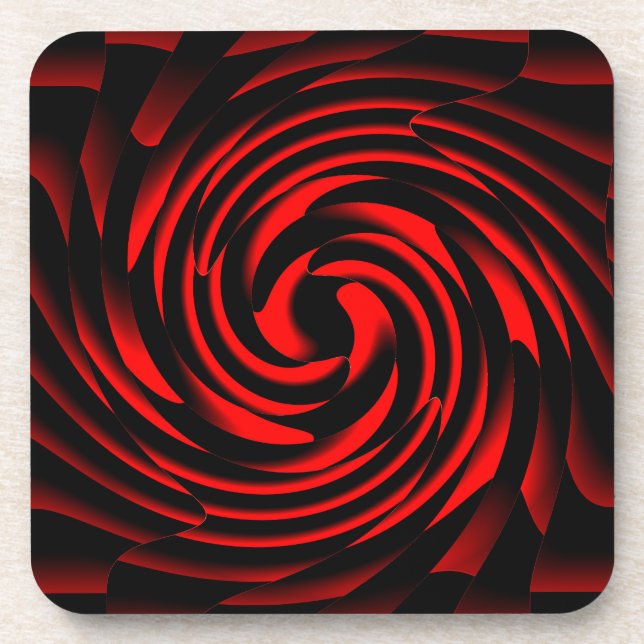 Dance of the elements of fire beverage coaster (Front)