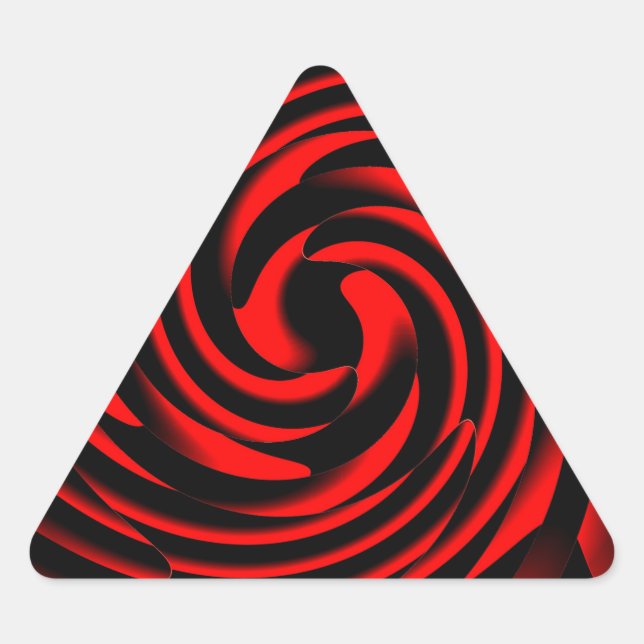 Dance of the elements of fire triangle sticker (Front)