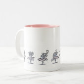 Dance of the Elephant Two-Tone Coffee Mug (Front Left)