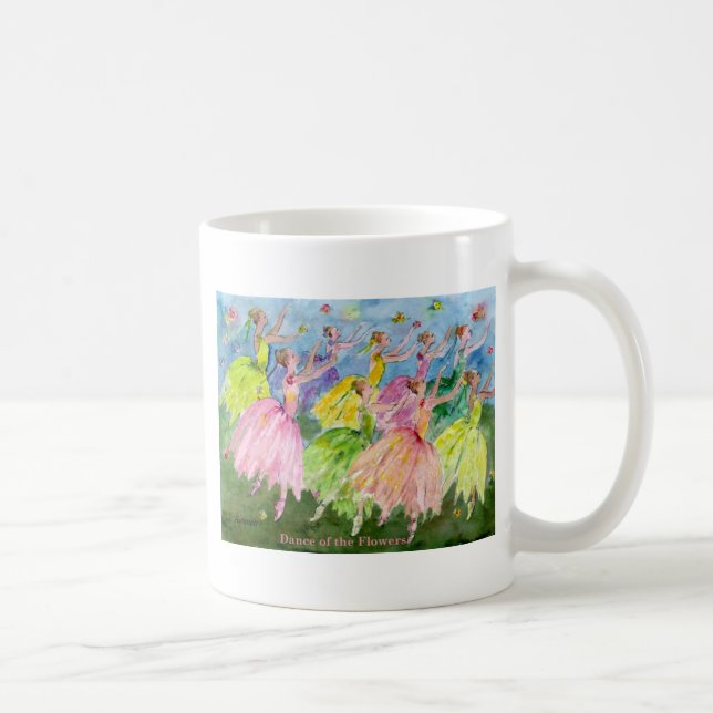 Dance Of the Flowers Coffee Mug (Right)