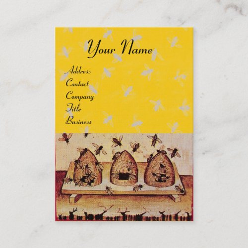 DANCE OF THE HONEY BEES WITH FOUR ELEMENTS BUSINESS CARD