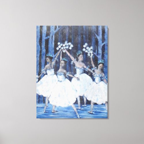 Dance of the Snowflakes Canvas Print