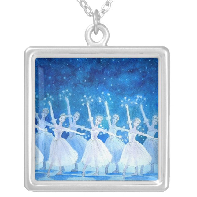 Dance of the Snowflakes Pendant Necklace (Front)