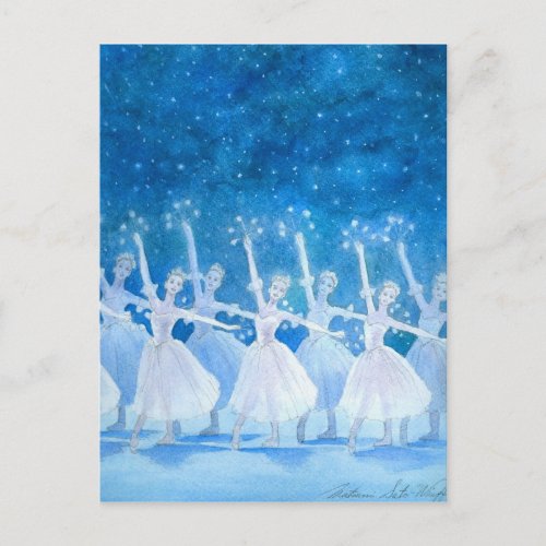 Dance of the Snowflakes Postcard