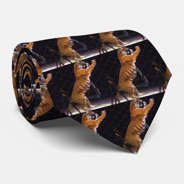 DANCE OF THE TIGER tie (Rolled)