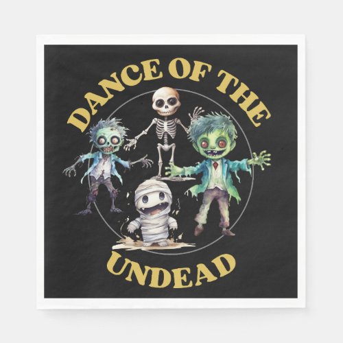 Dance of the Undead  Napkins