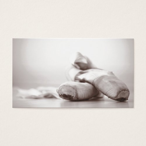 Dance - Old Ballet Pointe Shoes Customizable Business Card Templates